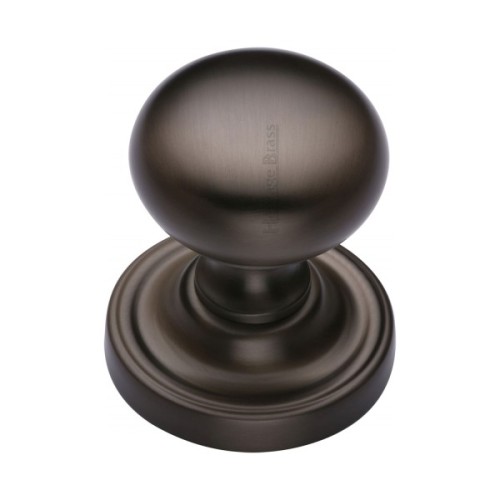 HAMPSTEAD MUSHROOM MORTICE DOOR KNOB ON CONCEALED ROSE